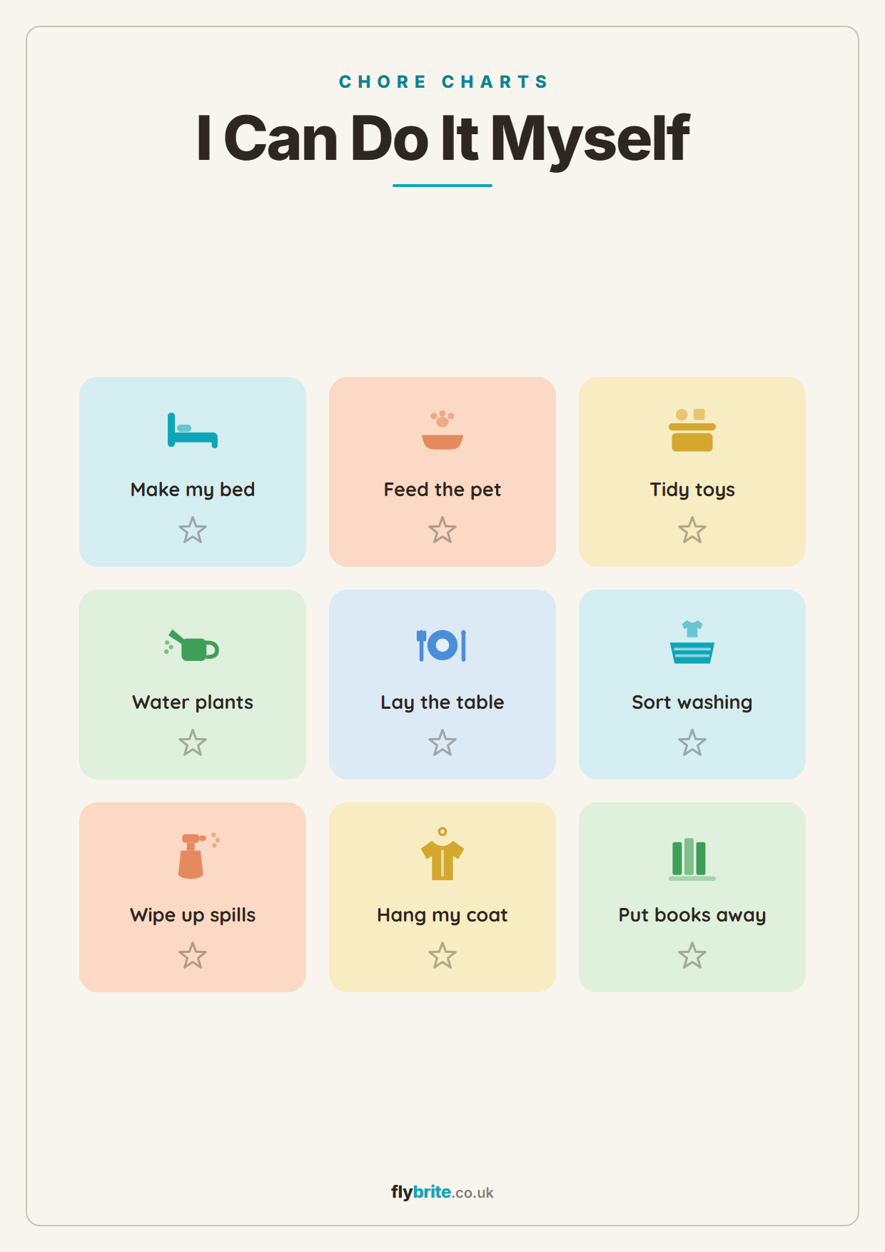 I Can Do It Myself printable poster preview