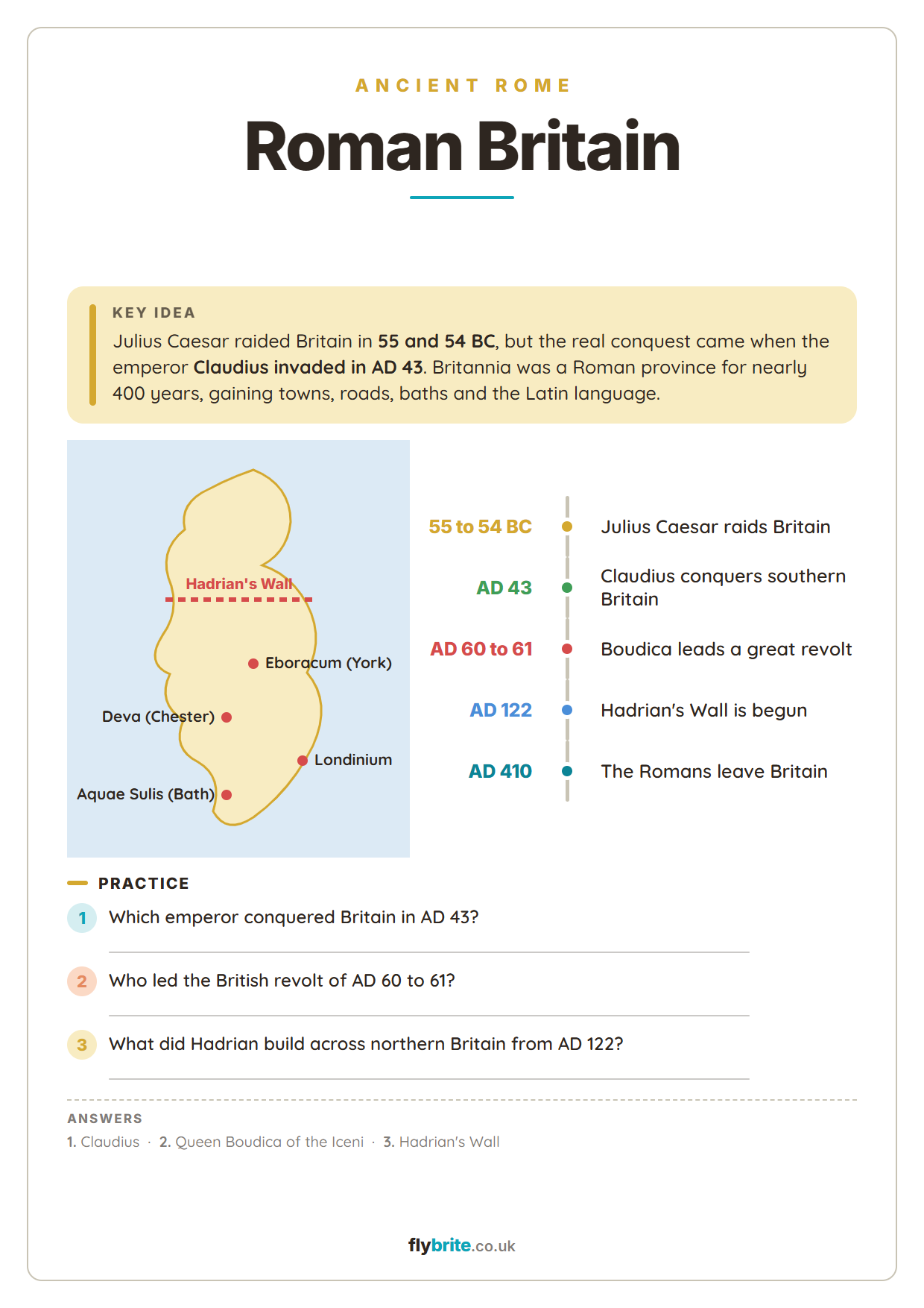 Roman Britain printable preview