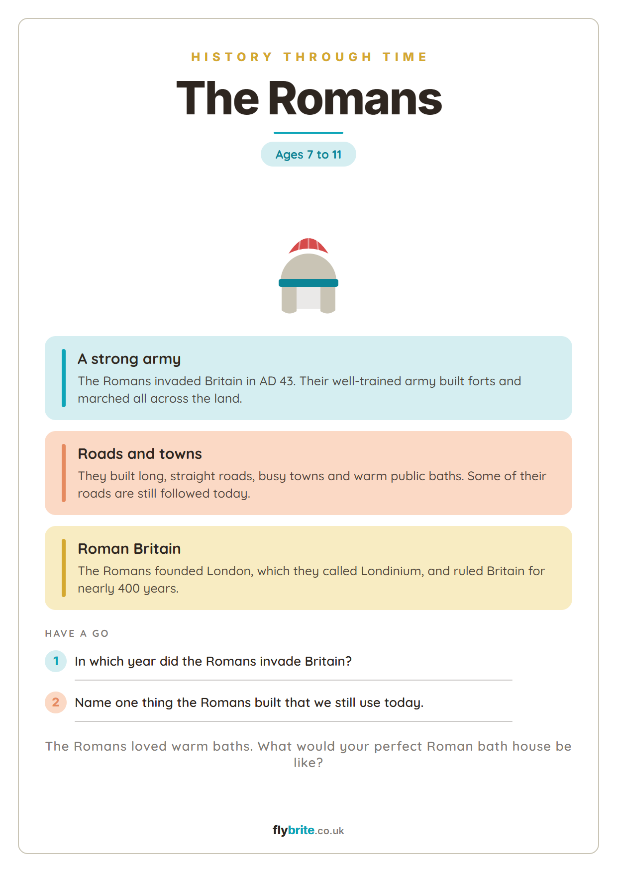The Romans printable preview