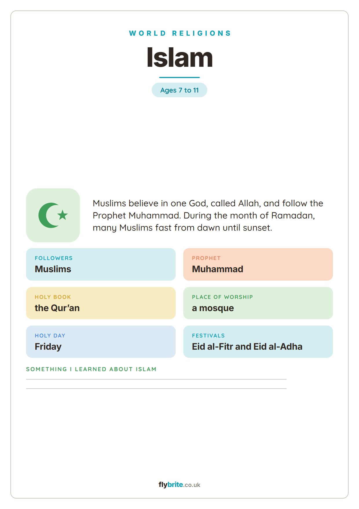 Islam printable preview