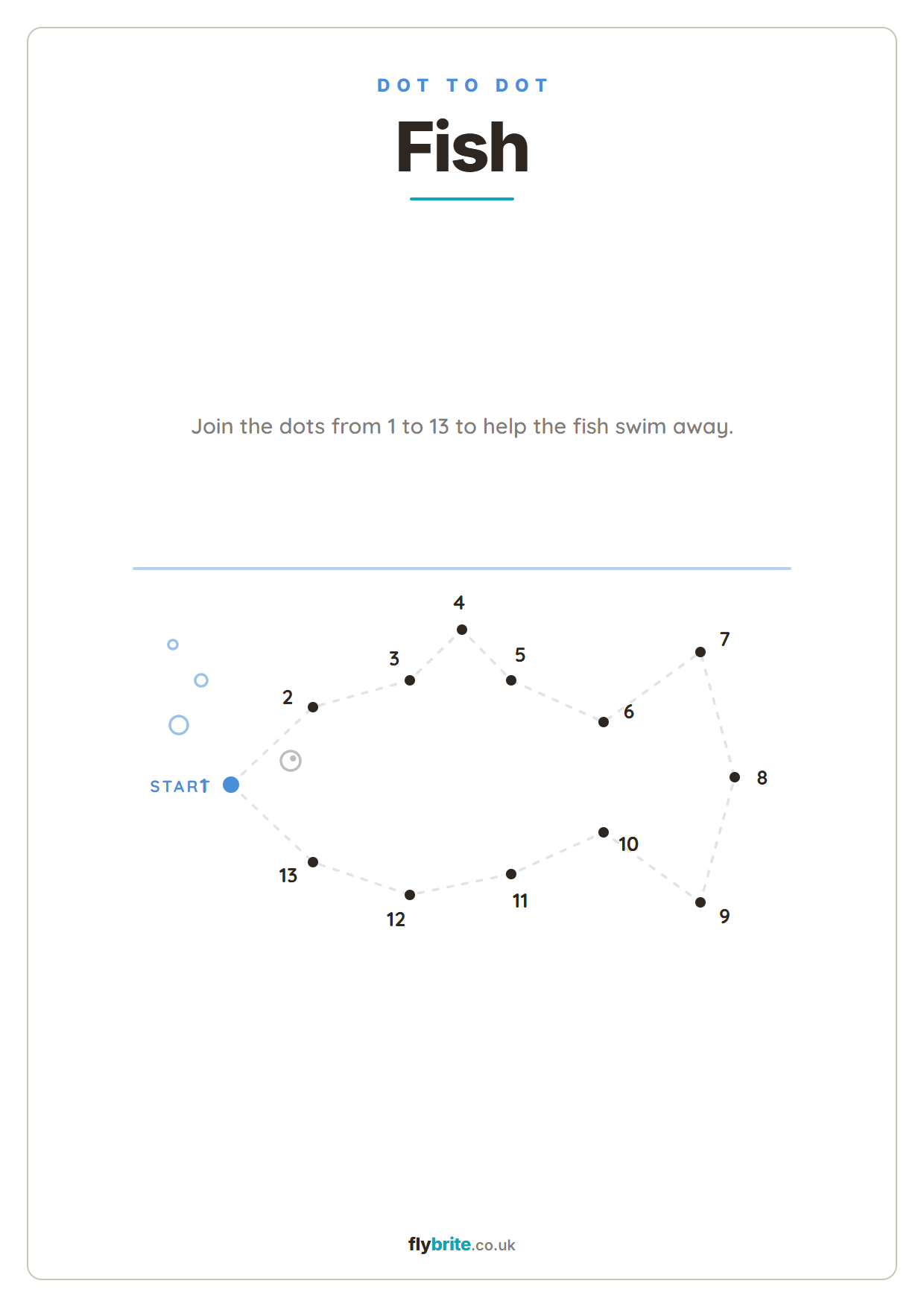 Fish printable preview