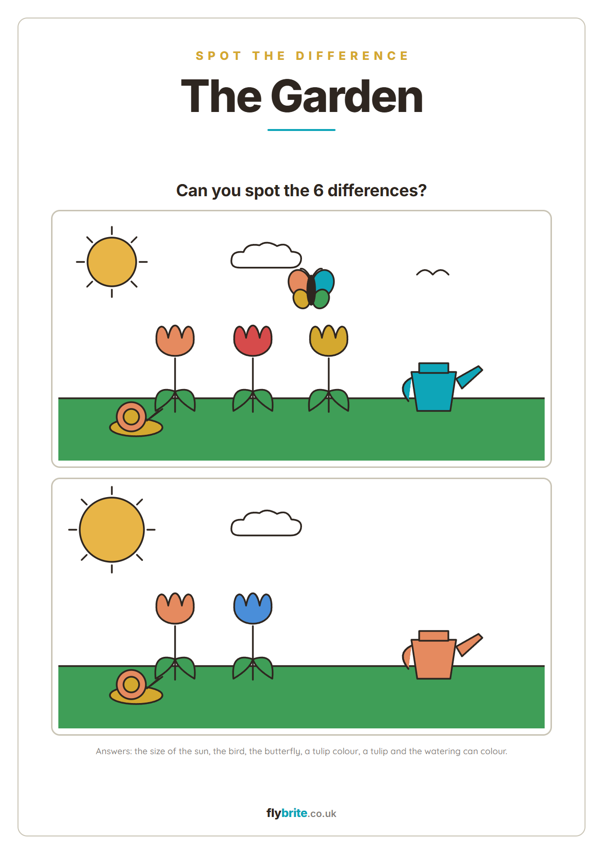 The Garden printable preview
