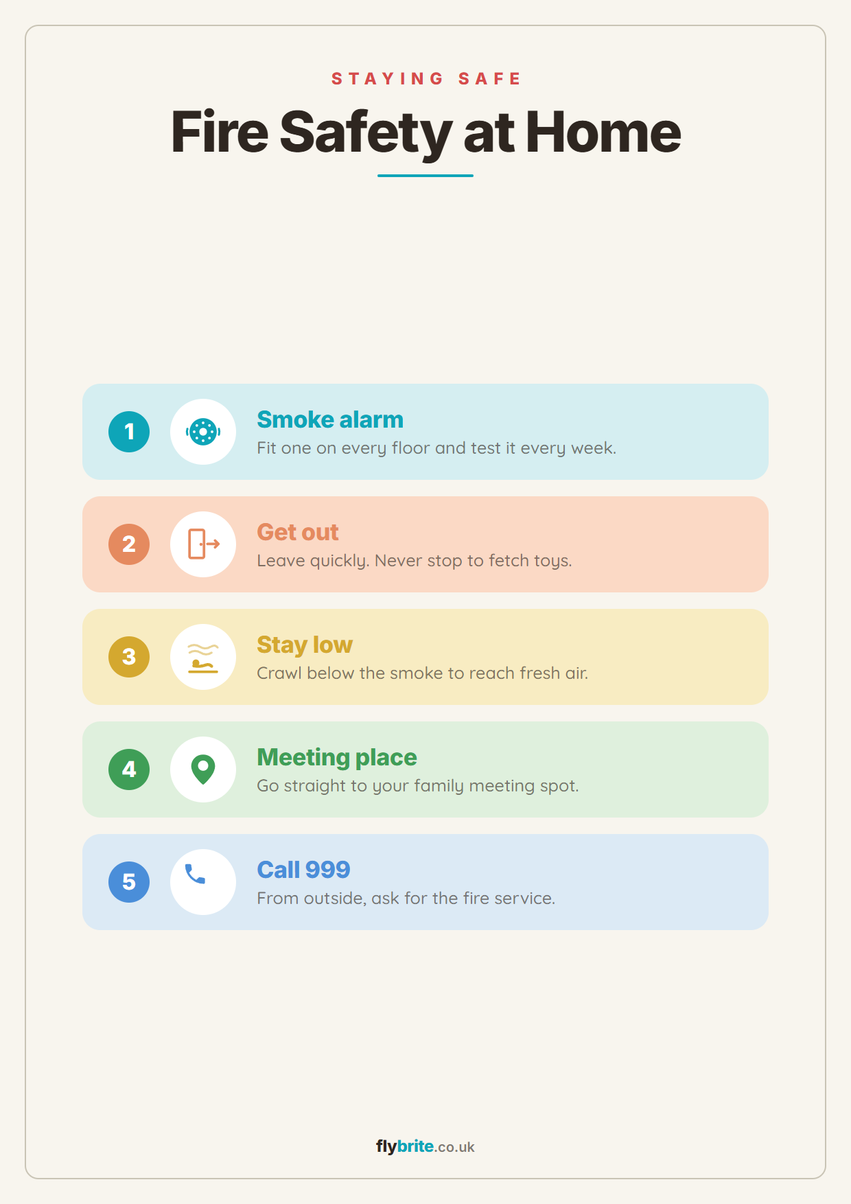 Fire Safety at Home printable preview