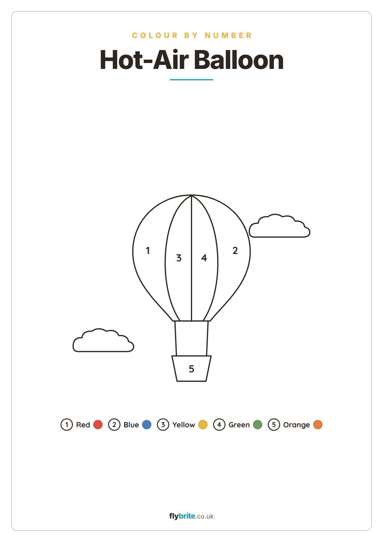 Hot-Air Balloon printable poster preview