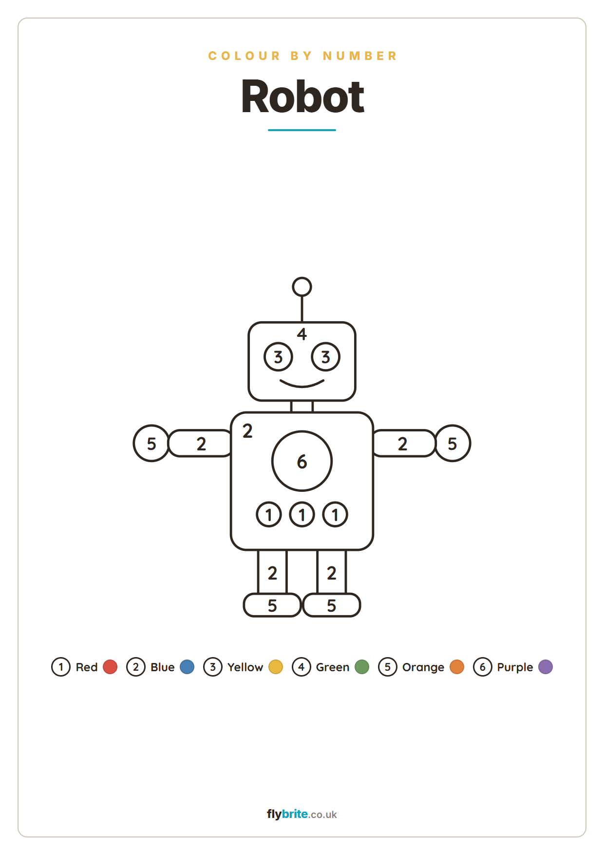 Robot printable poster preview