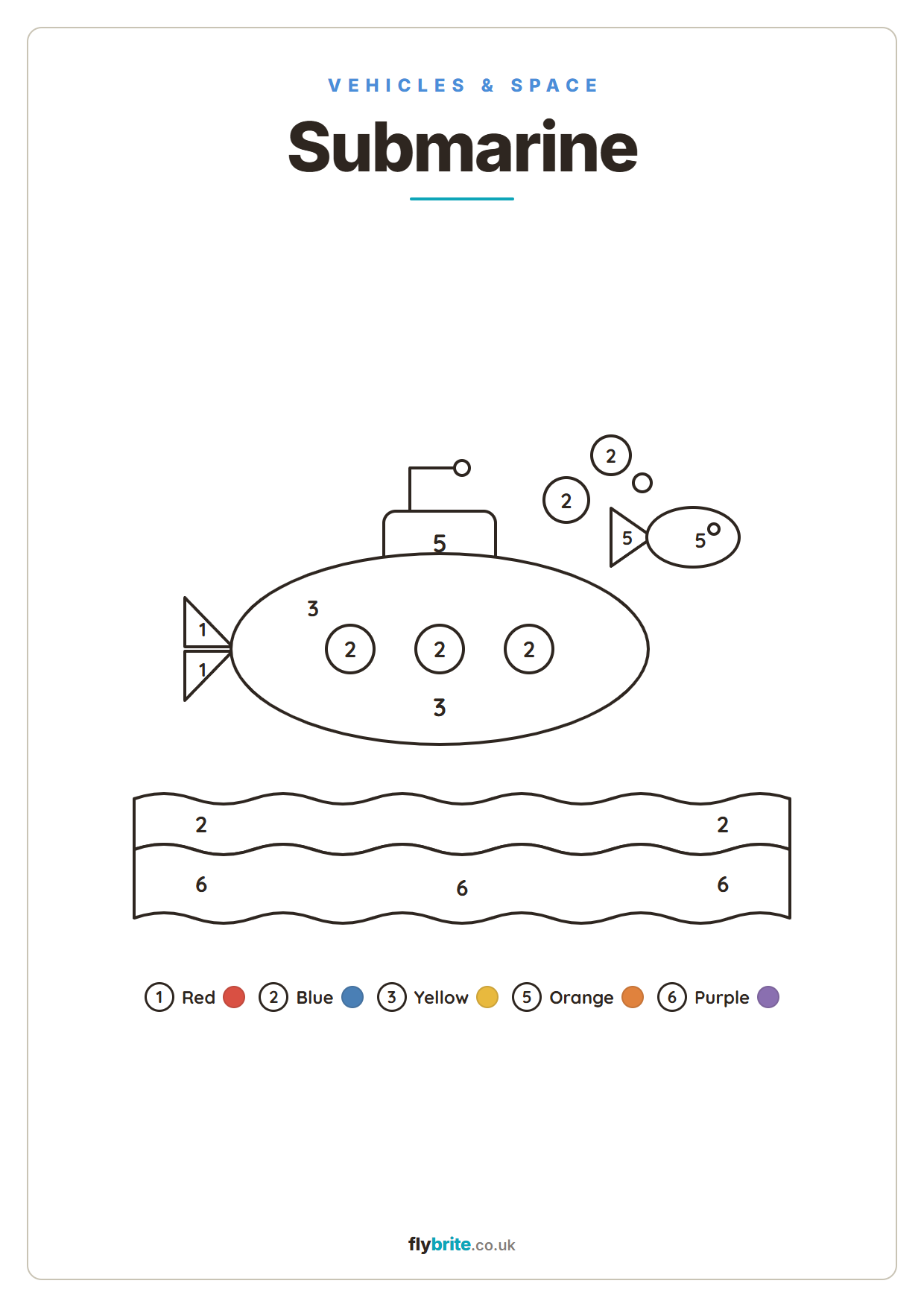 Submarine printable preview