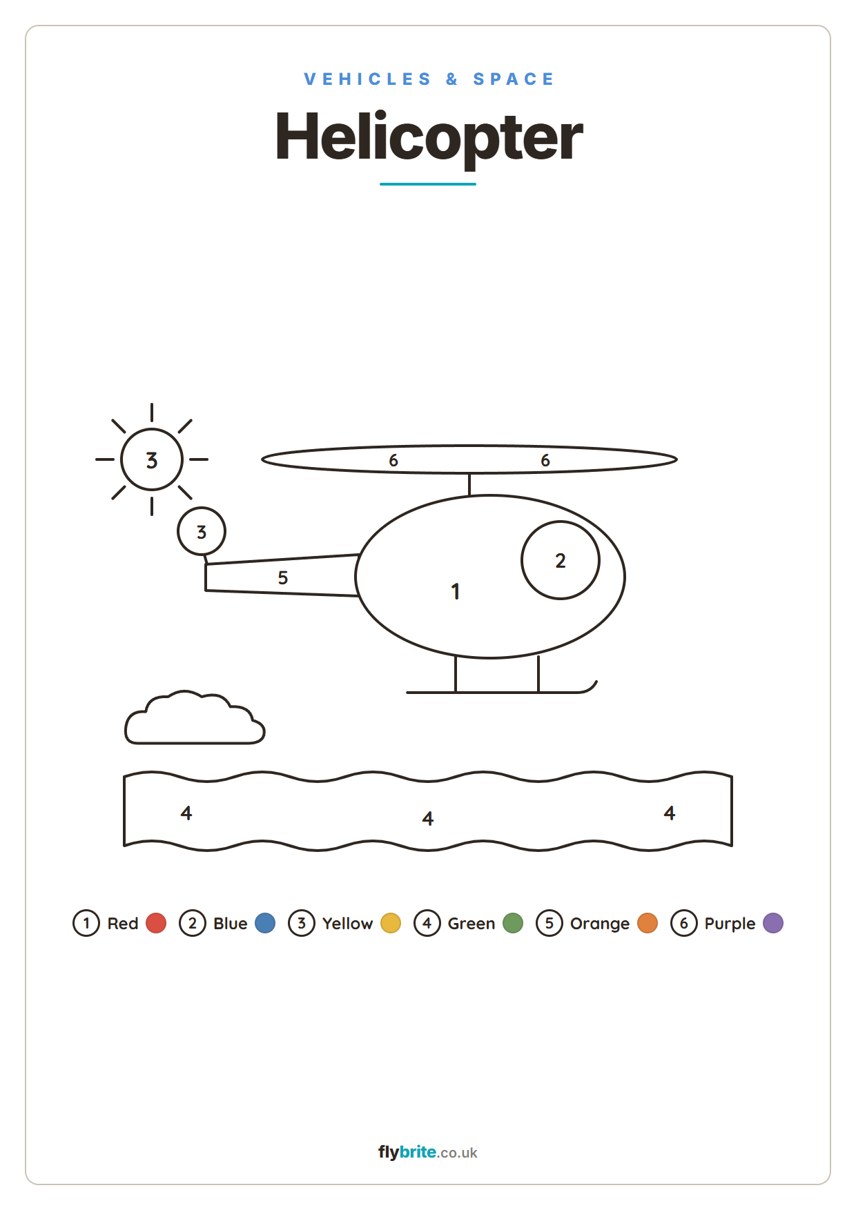 Helicopter printable preview